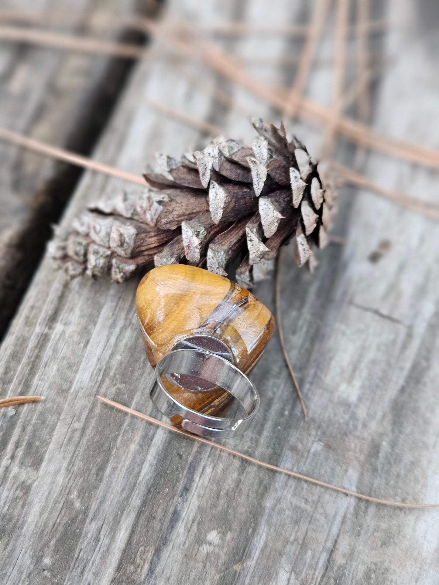 Tiger's Eye Ring