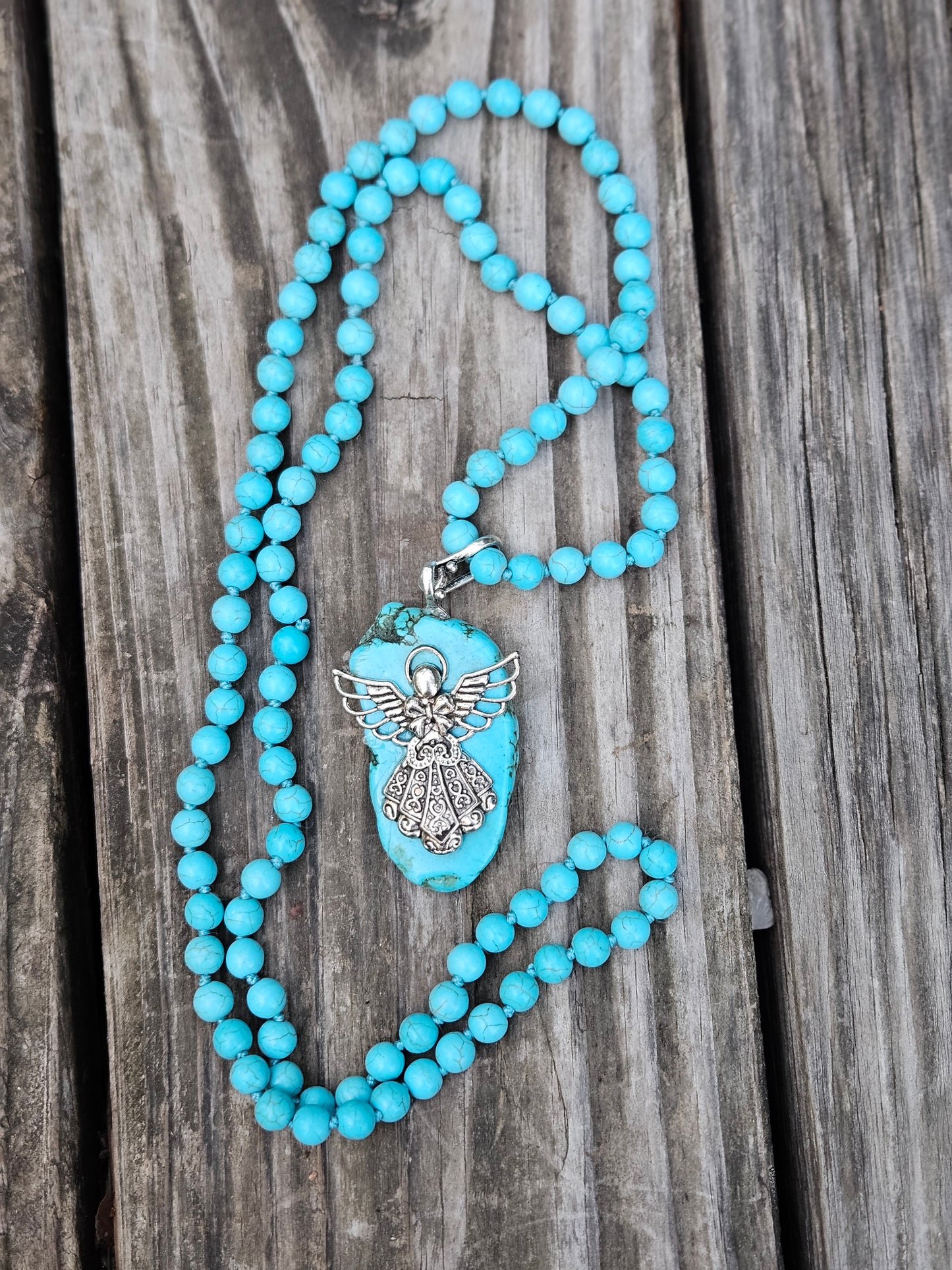 Turquoise Angel Pendant