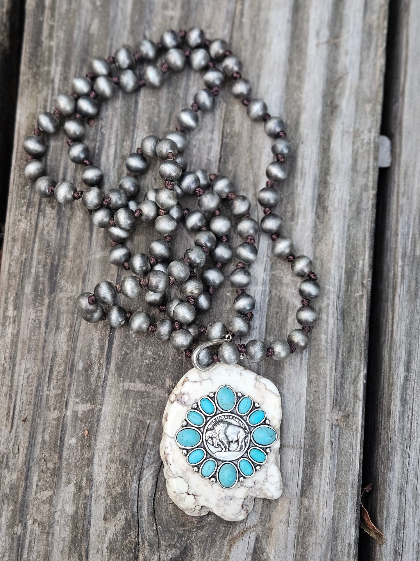 White Buffalo Pendant