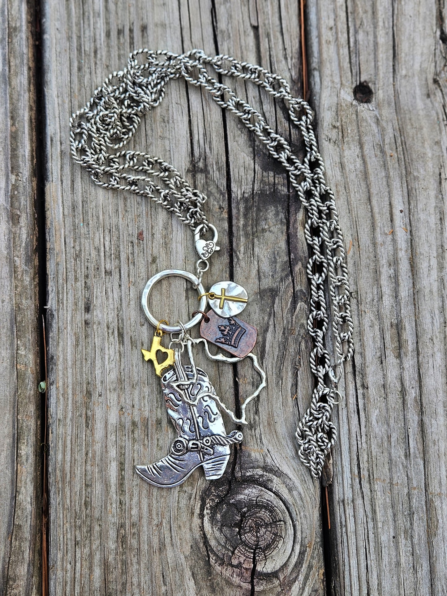 Cluster with Silver Boot