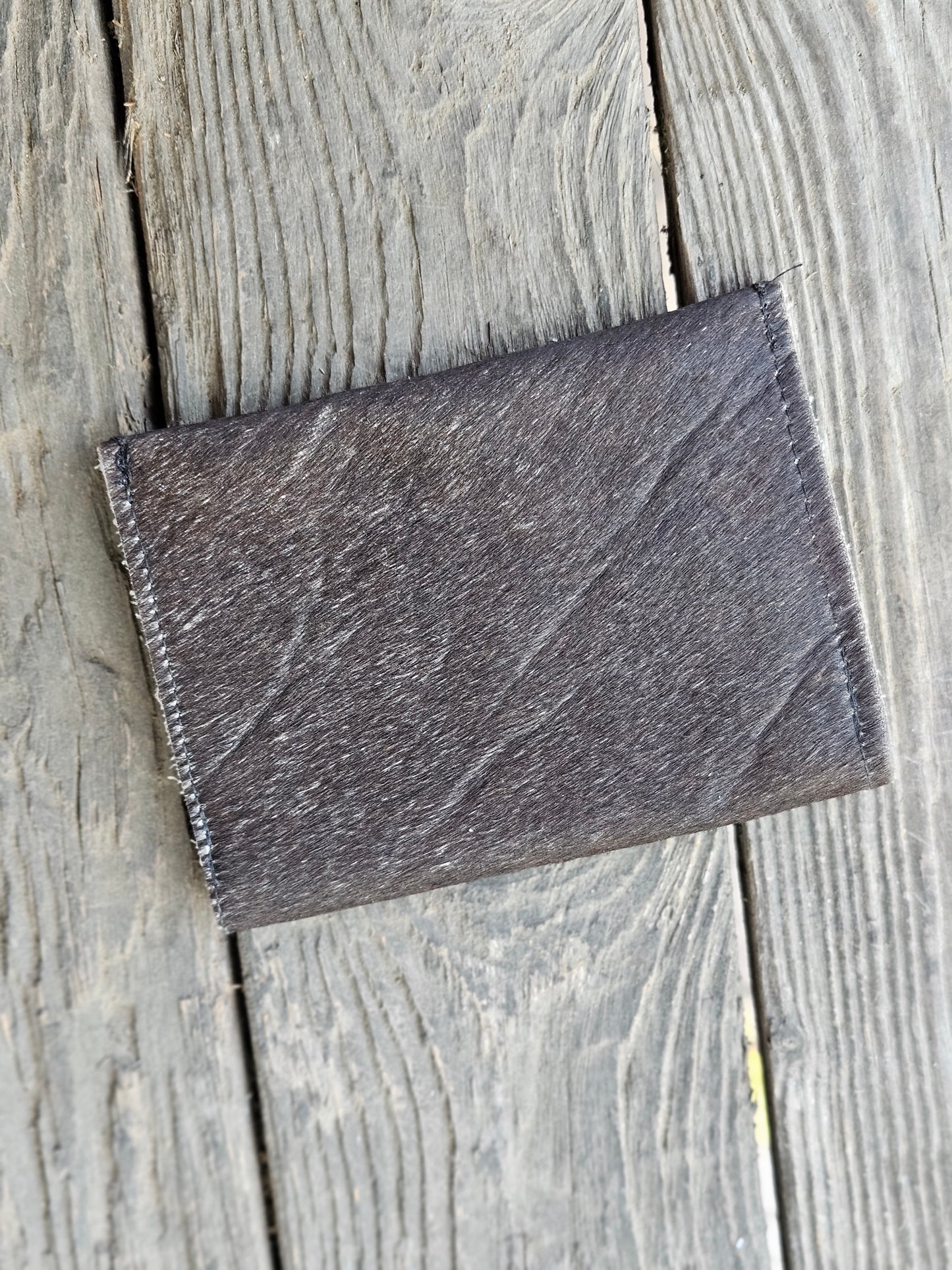 Dark Brown Cowhide Coin Holder
