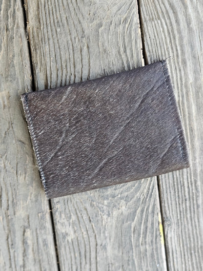 Dark Brown Cowhide Coin Holder