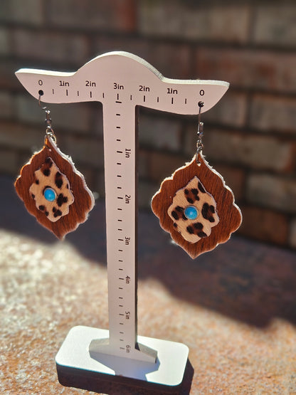Multilayer Cowhide Earrings