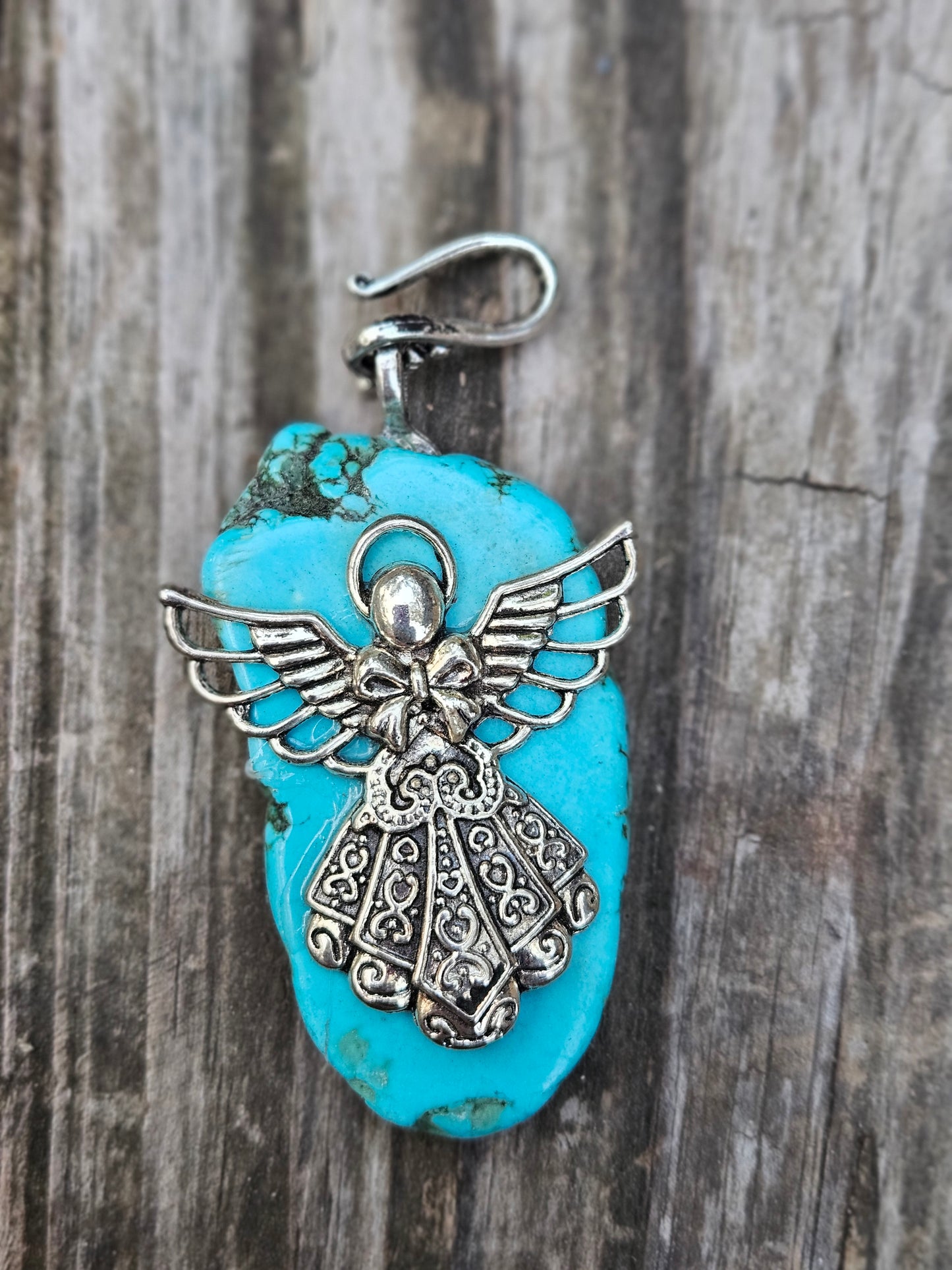 Turquoise Angel Pendant
