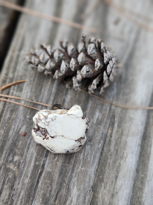 White Magnesite Ring