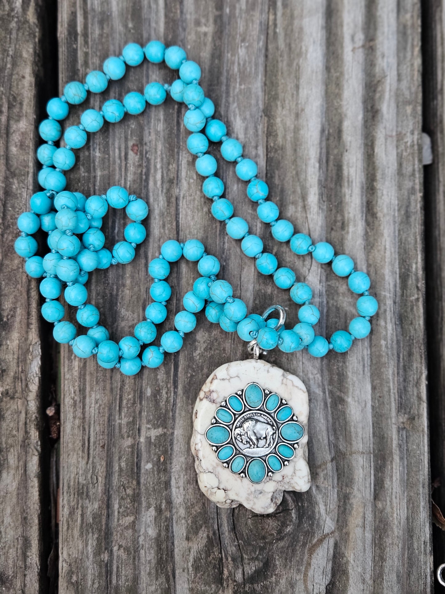 White Buffalo Pendant