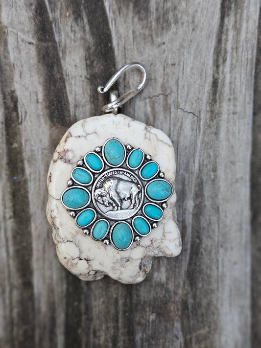 White Buffalo Pendant